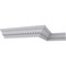 Ekena Millwork 4 3/4"H x 4 1/8"P x 6 3/8"F x 94 1/2"L, (1 5/8" Repeat), Dentil Crown Moulding MLD05X04X06DE - alternate 5